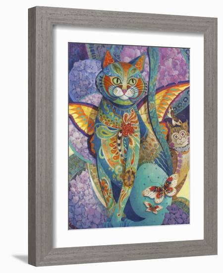 Feline Fiesta-David Galchutt-Framed Giclee Print