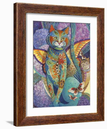 Feline Fiesta-David Galchutt-Framed Giclee Print