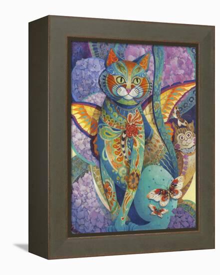 Feline Fiesta-David Galchutt-Framed Premier Image Canvas