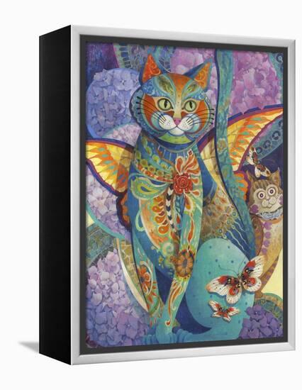 Feline Fiesta-David Galchutt-Framed Premier Image Canvas