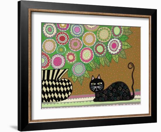 Feline Florist 2-Kerri Ambrosino-Framed Giclee Print