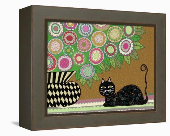 Feline Florist 2-Kerri Ambrosino-Framed Premier Image Canvas