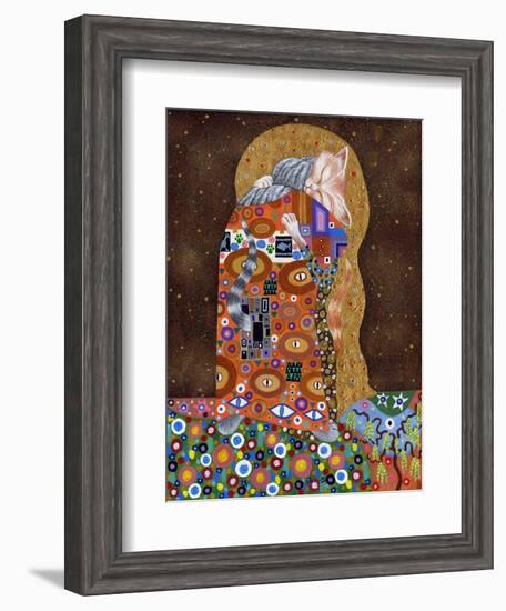 Feline Fulfilment, 2011-David Newton-Framed Giclee Print