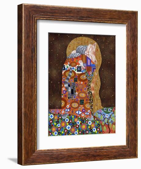 Feline Fulfilment, 2011-David Newton-Framed Giclee Print