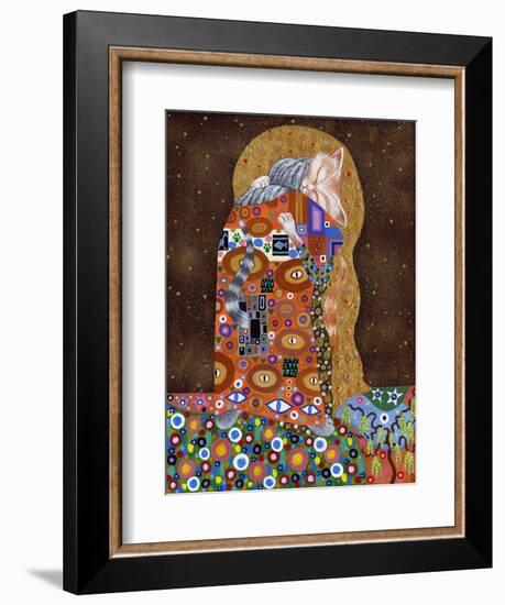 Feline Fulfilment, 2011-David Newton-Framed Giclee Print