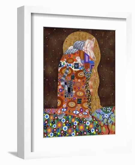 Feline Fulfilment, 2011-David Newton-Framed Giclee Print