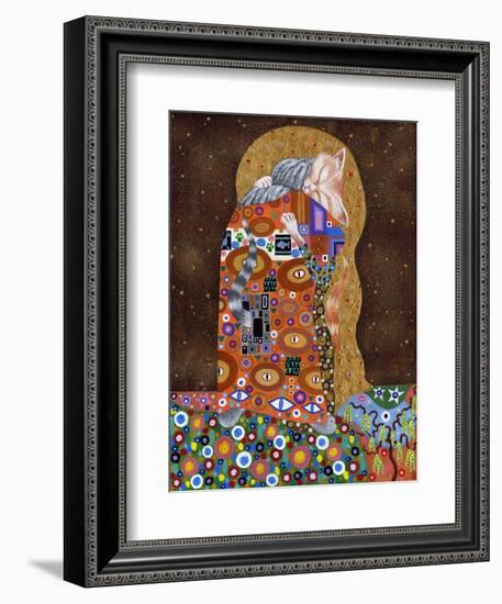 Feline Fulfilment, 2011-David Newton-Framed Giclee Print