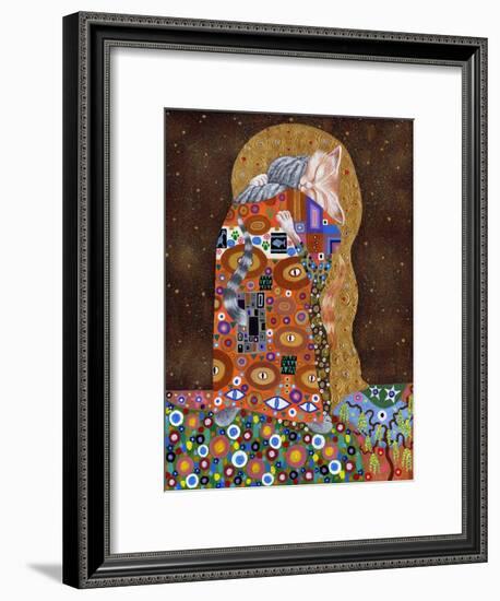 Feline Fulfilment, 2011-David Newton-Framed Giclee Print