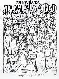 City of Kings, Now Lima, First New Chronicle and Good Government,16th, Biblioteca Nacional, Madrid-Felipe Huaman Poma De Ayala-Framed Giclee Print