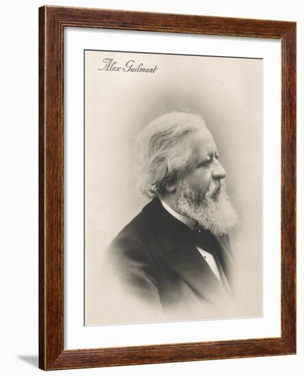 Felix-Alexandre Guilmant French Organist and Composer-Marius Neyroud-Framed Photographic Print