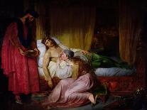 The Devotion of Princess Sybille, 1832-Felix Auvray-Framed Giclee Print