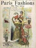 Fashion Plate, at Longchamp, Illustration from 'La Nouvelle Mode', 1897-Felix Fournery-Mounted Giclee Print