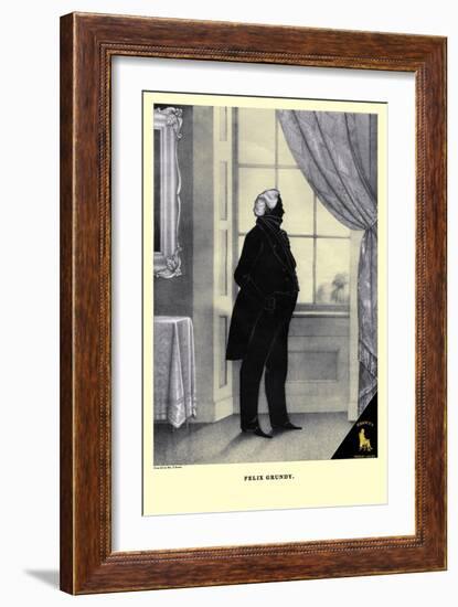 Felix Grundy-William H. Brown-Framed Art Print