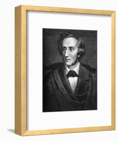 Felix Mendelssohn, (1809-1847), German composer, 1909. Artist: Unknown-Unknown-Framed Giclee Print