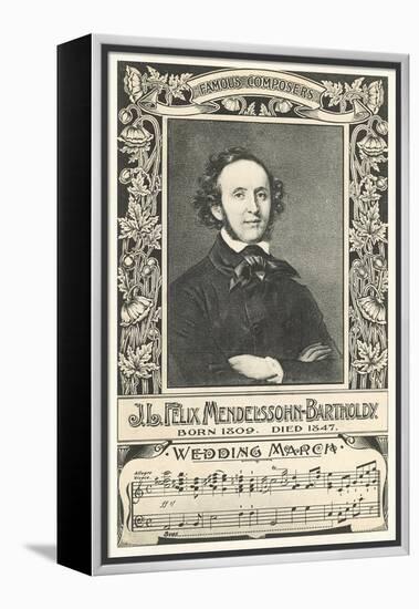 Felix Mendelssohn and Wedding March-null-Framed Stretched Canvas