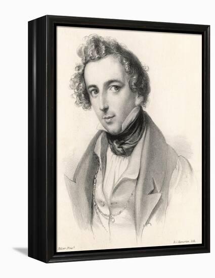 Felix Mendelssohn as a Young Man-null-Framed Premier Image Canvas