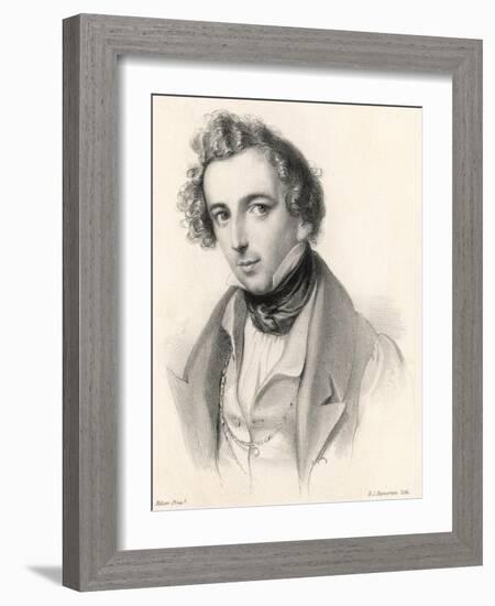 Felix Mendelssohn as a Young Man-null-Framed Photographic Print