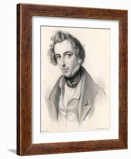 Felix Mendelssohn as a Young Man-null-Framed Photographic Print