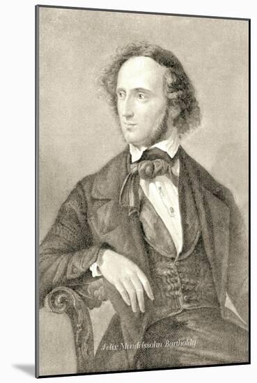 Felix Mendelssohn Bartholdy-null-Mounted Art Print