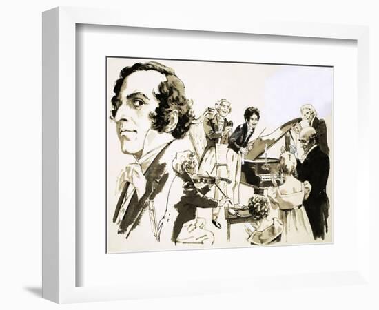 Felix Mendelssohn-null-Framed Giclee Print