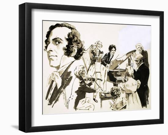 Felix Mendelssohn-null-Framed Giclee Print