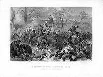 Struggle on a Bridge During the Retreat from Manassas, Virginia, (1862-186)-Felix Octavius Carr Darley-Giclee Print