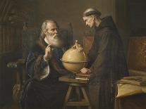 Galileo Galilei Demonstrates His Astronomical Theories to a Monk-Felix Parra-Laminated Photographic Print