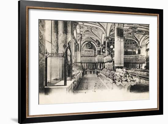 Felix Potin Butcher'S, 95-97 Boulevard Sebastopol, Paris, 1900-null-Framed Giclee Print