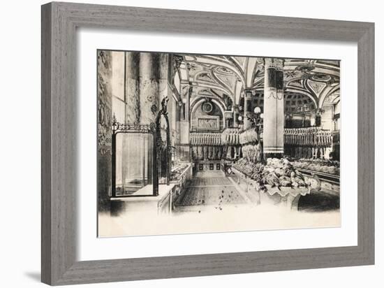 Felix Potin Butcher'S, 95-97 Boulevard Sebastopol, Paris, 1900-null-Framed Giclee Print