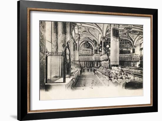 Felix Potin Butcher'S, 95-97 Boulevard Sebastopol, Paris, 1900-null-Framed Giclee Print