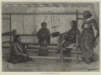 Girls Weaving Sarango in Java-Felix Regamey-Giclee Print