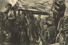 Battle at Night in Mulhausen-Felix Schwormstadt-Premier Image Canvas