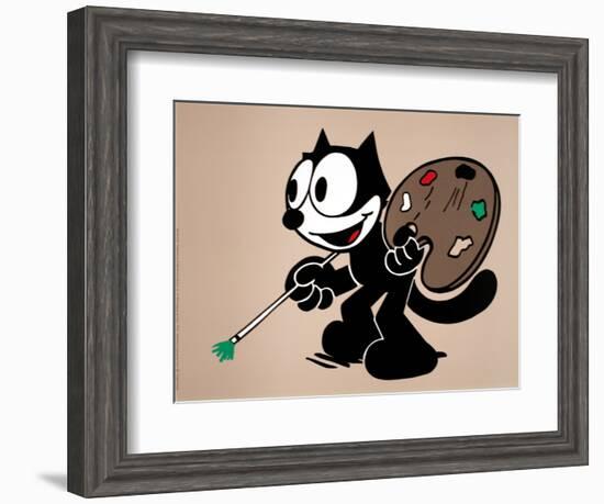 Felix the Artist-null-Framed Art Print