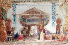 Bazaar in Constantinople-Felix Ziem-Giclee Print