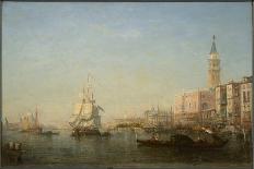 Venise, sortie du palais des Doges sous le Pont des Soupirs-Felix Ziem-Giclee Print