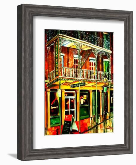 Felixs Oyster Bar in New Orleans-Diane Millsap-Framed Art Print