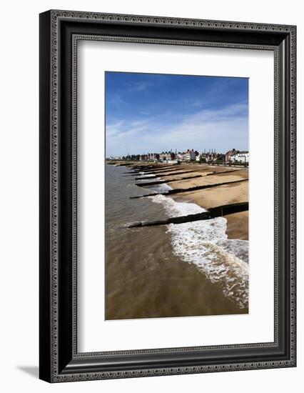 Felixstowe Beach from the Pier, Felixstowe, Suffolk, England, United Kingdom, Europe-Mark Sunderland-Framed Photographic Print