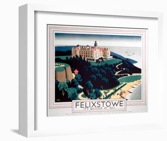 Felixstowe-null-Framed Art Print
