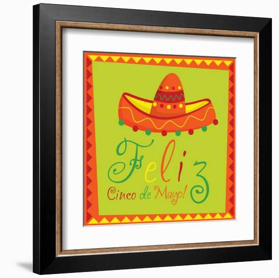 Feliz Cinco de Mayo-null-Framed Art Print