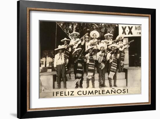 Feliz Cumpleanos, Mariachi-null-Framed Art Print