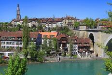 Cityscape of Bern and Aare River, Switzerland-felker-Photographic Print