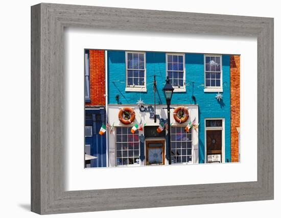 Fells Point Impression, Baltimore, Maryland-George Oze-Framed Photographic Print