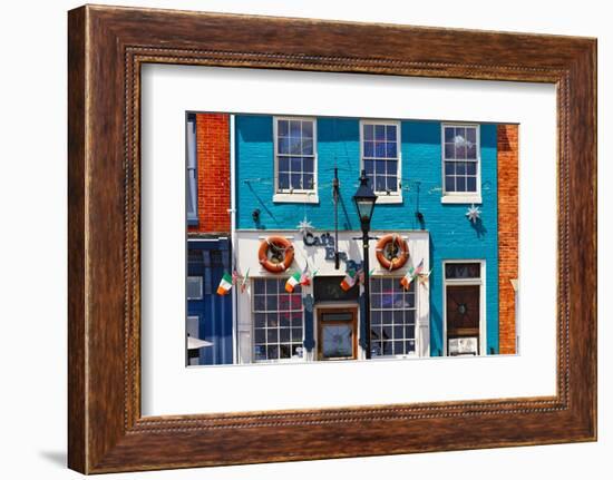 Fells Point Impression, Baltimore, Maryland-George Oze-Framed Photographic Print