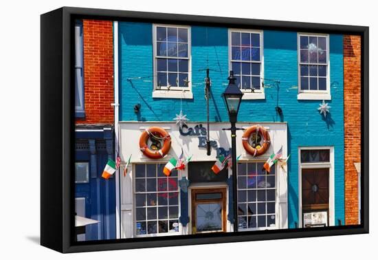 Fells Point Impression, Baltimore, Maryland-George Oze-Framed Premier Image Canvas