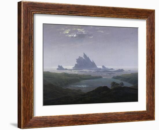 Felsenriff Am Meeresstrand, 1824-Caspar David Friedrich-Framed Giclee Print