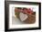 Felt Heart at a Wicker Basket-Andrea Haase-Framed Photographic Print