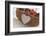 Felt Heart at a Wicker Basket-Andrea Haase-Framed Photographic Print