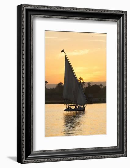 Felucca on the Nile River, Luxor, Egypt, North Africa, Africa-Richard Maschmeyer-Framed Photographic Print