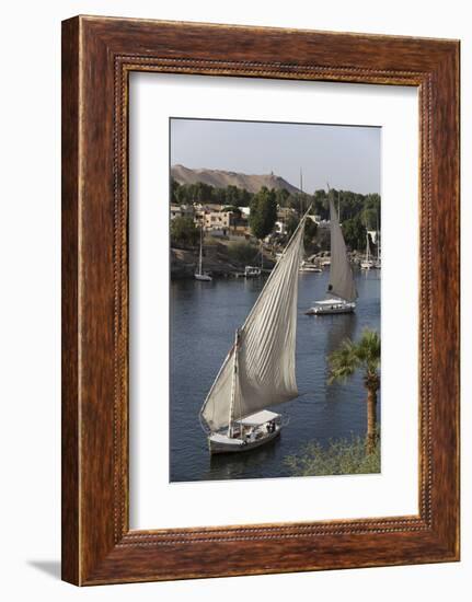 Feluccas Sailing on the River Nile, Aswan, Egypt, North Africa, Africa-Richard Maschmeyer-Framed Photographic Print