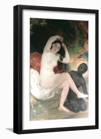 Female and David, 1832-Karl Briullov-Framed Giclee Print